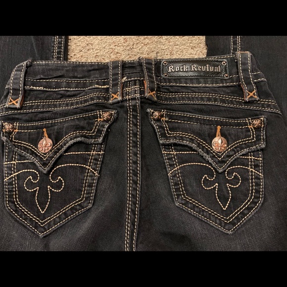 Rock Revival Boot Jeans 27 - Picture 4 of 6